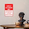 Compact Car Parking Only Violators Will Be Towed at Owner's