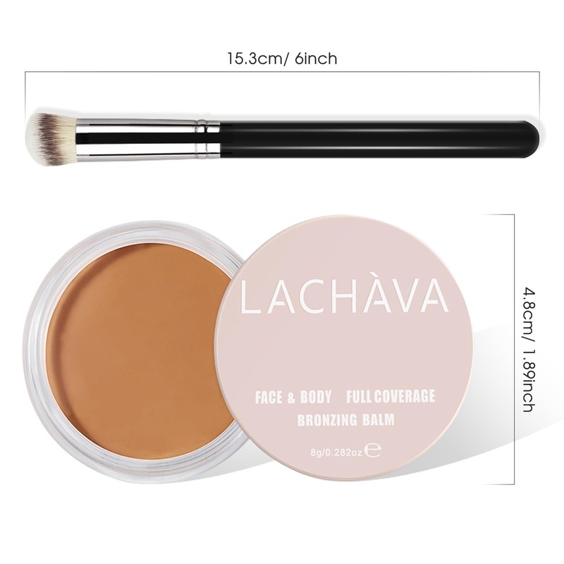 LOKFAR Full Coverage Cream Concealer Kit with Brush - Hydrating