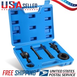 Gearzaar Power Steering Pump Pulley Puller Remover Installer Removal Tool Kit for GM Ford