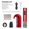 OYNUPIKR Electric Wine Opener Set, Rechargeable Electric Wine Aerator &