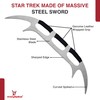 Massive 48 in. Klingon Bat'Leth Style War Sword
