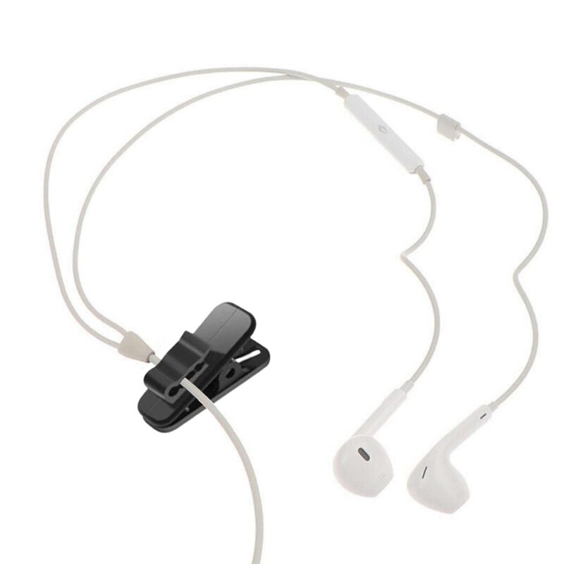 XSAJU Earphone Clips, Set of 4, Cable Clips, Compatible with