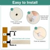 sourcing map 20Pcs Shelf Support Pegs, 6mm L-Shaped Bracket Style