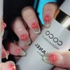 Watermelon Bar [Handmade Nail Tips] - Coffin / 수박바 [수제네일팁]
