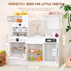 Wooden Play Kitchen for Toddlers and Kids with Lights &