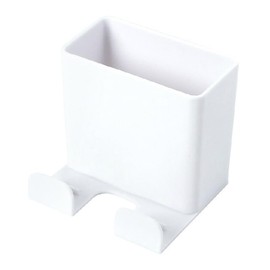 AKOAK 1 Pack Remote Control Holder Wall Mount - Phone Holder for Family Bathroom Bedroom Living Room Self-adhesive Storage Box