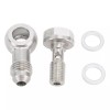 Unbranded AN4 Banjo Bolt with washers Kit M8x1.0 Thread -
