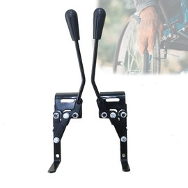 YALNIWAX Wheelchair Brakes Replacement, Side Mount Wheel Lock Wheelchair Brakes for Wheelchair, Wheelchair Handbrake Replacement Parts Fits Most Wheelchairs (1pair Brake)