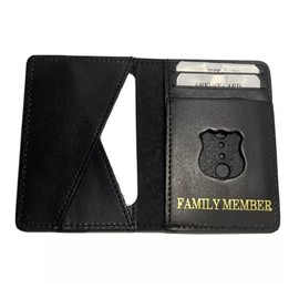 THIN BLUE LINE WALLET FITS NYPD POLICE OFFICER FamIly member mini shield wallet