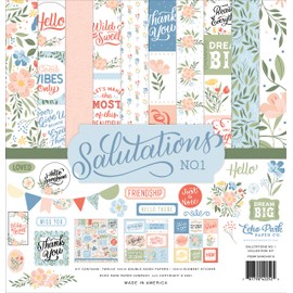 Echo Park Paper Company Salutations No.1 Collection Kit Paper