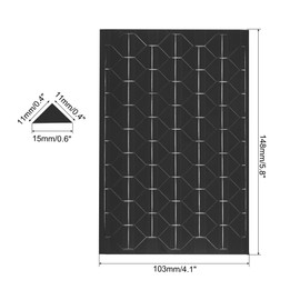 PATIKIL Photo Corner Sticker, 10 Sheets/1020 Pcs PVC Self Adhesive Picture Mounting Label for DIY Journal Album Diary Scrapbook, Black
