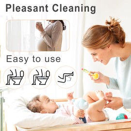 Portable Bidet - High Pressure Electric Sprayer Toilet with 3 Spraying Modes -Travel Bidet with USB-C Rechargeable Handheld Water Sprayer for Women and Men - Personal Hygiene Postpartum Care