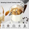 Mongdio Stovetop Espresso Maker Moka Pot, Cuban Coffee Maker Stove