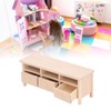 Miniature TV Cabinet Simulation Drawers Design Decorative Wooden Furniture Model