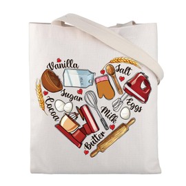 CMNIM Baker Tote Bag - Gifts for Baking & Cooking Lovers - Pastry Chef Gifts - Tote Shopping Bag, Baker Tote Bag, Medium, Tote Bag