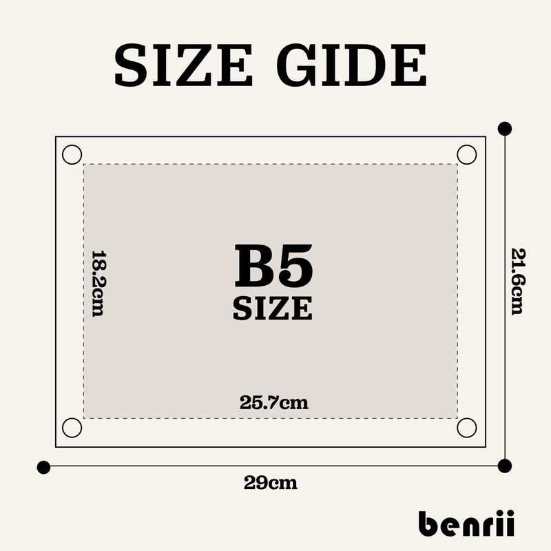 Benrii B5 Acrylic Photo Frame, Picture Frame, Stand Type, For