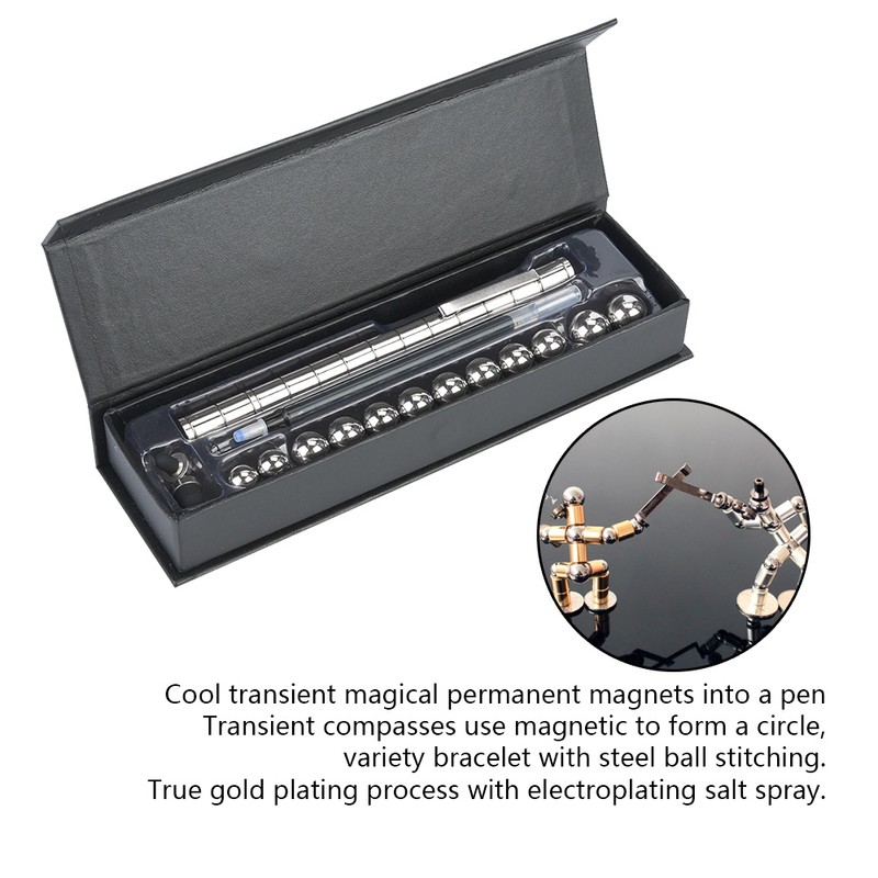 Novel Magnetic Pen Metal Magnet Water Based Pen with 12