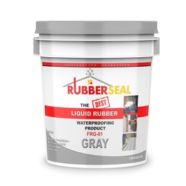 Rubberseal Liquid Rubber Waterproofing and Protective Coating - 1 Gallon, Gray
