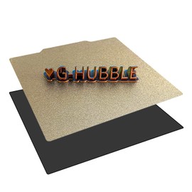 Double Sided Textured PEI Sheet for TAZ 6,300x300mm Flexible Spring Steel Build Plate with Magnetic Base for LulzBot TAZ Workhorse, TAZ Pro, TAZ 3, TAZ 4, TAZ 5,Anet A8 Plus 3D Printer.