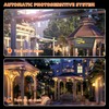 Kawaya Solar-Powered String Lights Outdoor, 100 FT LED USB-Charging Patio