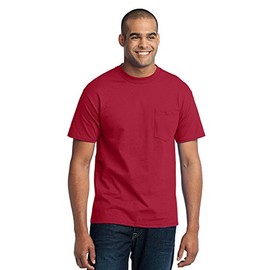 Port & Company - Core Blend Pocket Tee 5XL Red