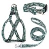 Dog Collar and Harness with Leash Set, Breathable Puppy Harnesses