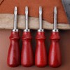 MENAYODA 4 Pieces Leather Edge Cutter Set, Leather Processing Edge