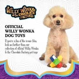 WILLY WONKA for Pets Everlasting Gobstopper Vinyl Squeaker Toy| Squeaky Dog Toys, Vinyl Dog Toys | Candy Themed Dog Toys, Fun Trendy Dog Toys Gifts for Pets