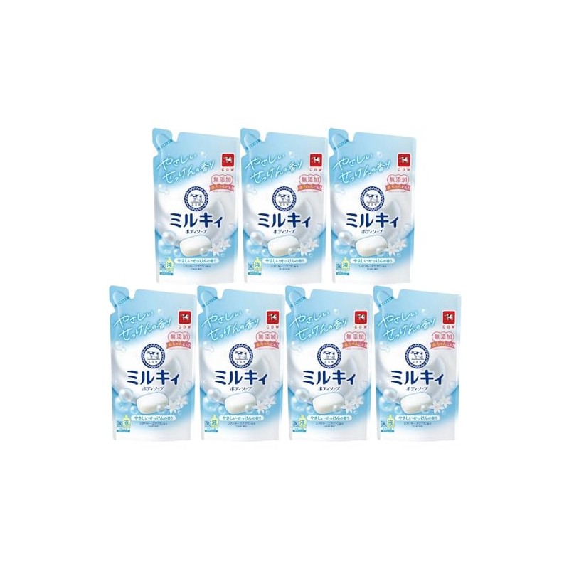 【まとめ買い】ミルキィボディソープ やさしいせっけんの香り 詰替 360ml (7個セット)