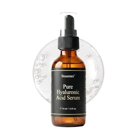 Beaumax Suero De Ácido Hialurónico Puro - Hidratante Intenso Para El Rostro 54 Ml (1.8 Fl Oz)                                                         