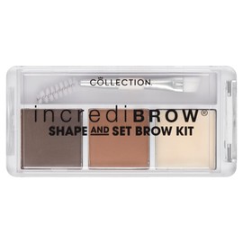 Collection Cosmetics, Incredibrow Shape & Set Brow Kit, Highly Pigmented Eyebrow Powder & Wax, 6g, Light/Medium