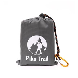 Pike Trail - Outdoor Pocket Blanket - Lightweight, Durable and Waterproof Blanket - Beach, Hiking, Picnic and Camping Essentials - 60” x 56” - Gray