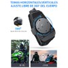 BOBOJIIIER Auriculares Bluetooth para Motocicleta con Cámara 1080P HD, Bluetooth