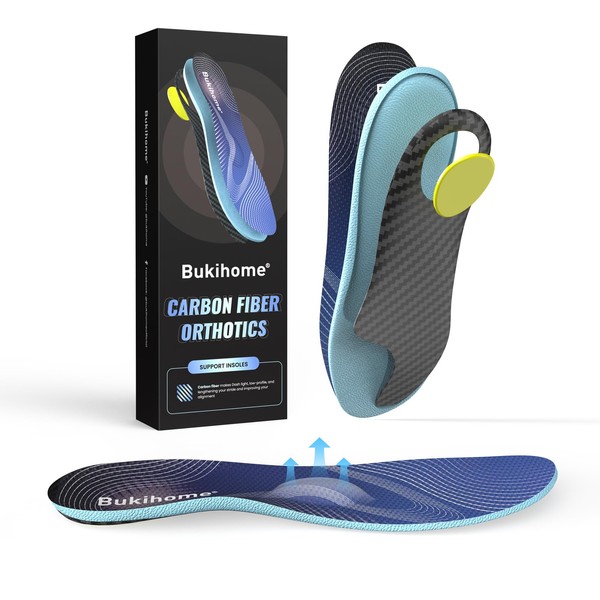 Carbon Fiber Sports Insoles - Metatarsal Pain Relief Inserts -