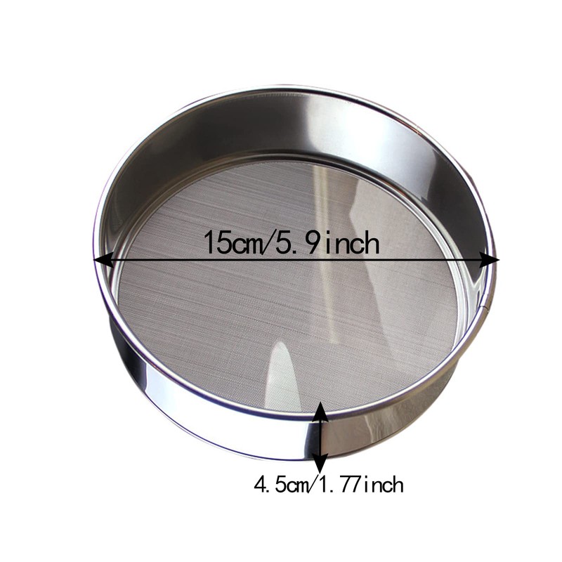 Flour Sieve Diameter, Stainless Steel Powder Sieve, Fine Mesh Sieve