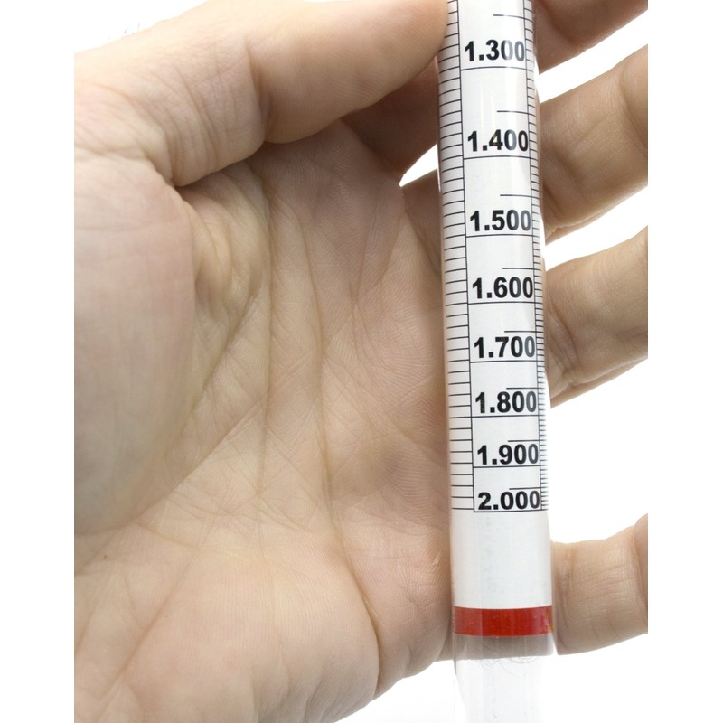 EISCO Universal Laboratory Hydrometer in Hard Plastic Case- Measure Specific