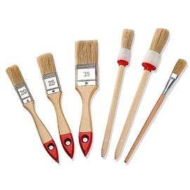 Color Expert 82620599 6 Piece Brush Set Light Bristles 20/25/35 mm