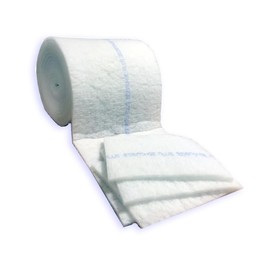 Furnace - Air Handler - HVAC Air Filter Media Roll Biosponge Plus MERV 8 Polyester Media - 1 inch x 25 inch x 5 Foot - Cut to Size