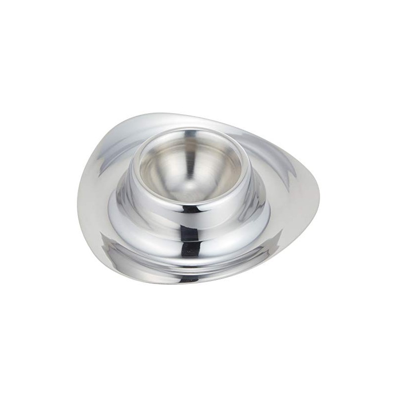 Wada Suke Seisakusho 2806-0000 Egg Cup, Silver, 3.9 x 3.9
