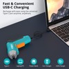 Electric Screwdriver, Rechargeable 3.7V Cordless Screwdriver with 29pc Bit Set,
