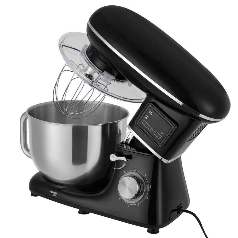 Treliamd 6.5QT Stand Mixer, 1350W 6 Speed Tilt-Head, Electric Kitchen