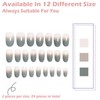 Press On Nails Long Coffin Bellarine Tapered full coverage glossy