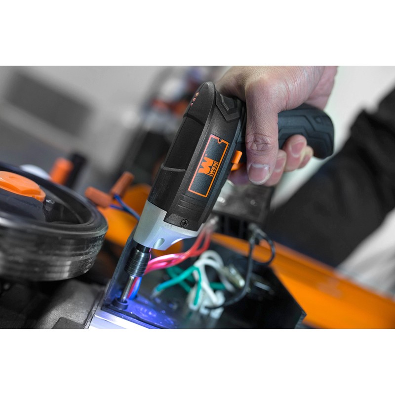 WEN 49103 3.6V Lithium-Ion Cordless Electric Screwdriver with Bits &