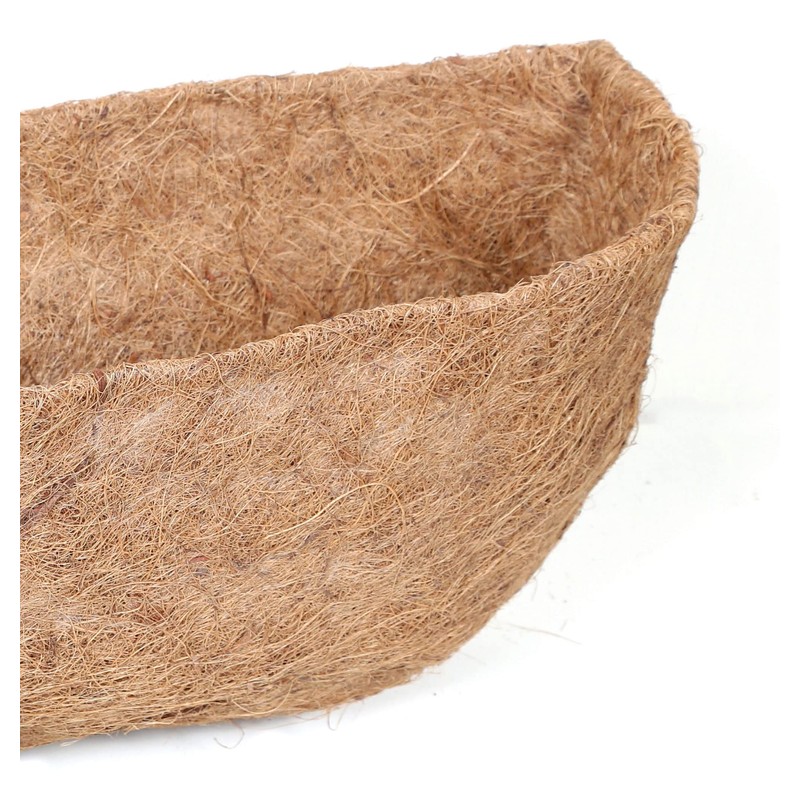 RUDDINGS WOOD Preformed Molded Outdoor Coco Liner for Wall Trough