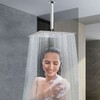 NearMoon Rain Shower Head With Shower Arm, Ceiling Mount Square