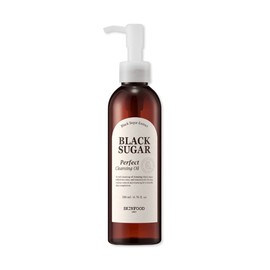 Skinfood Black Sugar Cleansing Oil Perfect Deep Cleansing Oil 200ml 1 unit / 스킨푸드 블랙슈가 클렌징오일 퍼펙트 딥 클렌징 오일 200ml 1개