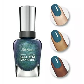 Sally Hansen Complete Salon Manicure NEW Nail Polish Color #580 581 BLACK & BLUE