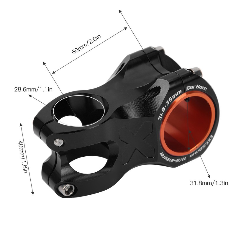 Mountain Bike Stem Bicycle Handlebar Aluminum Alloy Stem Fit for