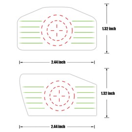 Remarkable Golf Impact Tape Labels - 210 Pcs Golf Impact Stickers/Golf Club Tape for Swing Training Irons Putters and Woods