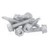 Hex Drilling Screw SW10+TX25 Zinc Filled Coating Underhead Locking Tooth,